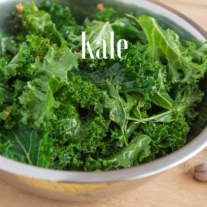 Kale a green leafy veggie